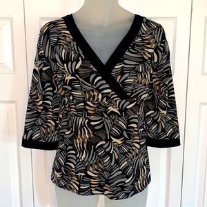 Lane Bryant 3/4 sleeve Shirt Top Blouse, EUC, 14/16